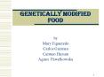 GENETICALLY MODIFIED FOOD PowerPoint PPT Presentation