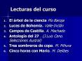 Lecturas del curso PowerPoint PPT Presentation
