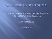 UNIVERSIDAD DEL TOLIMA