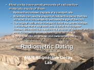 Radiometric Dating