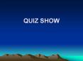 QUIZ SHOW PowerPoint PPT Presentation