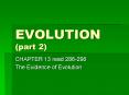 EVOLUTION (part 2) PowerPoint PPT Presentation