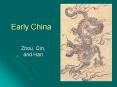 Early China PowerPoint PPT Presentation