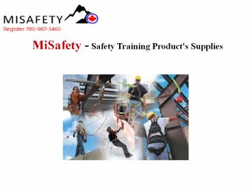 Canada Safety Training Products
