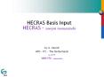 HECRAS Basis Input HECRAS  PowerPoint PPT Presentation