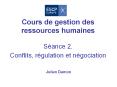 Cours de gestion des ressources humaines  S PowerPoint PPT Presentation