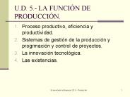 U.D. 5.- LA FUNCI