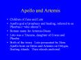 Apollo and Artemis PowerPoint PPT Presentation