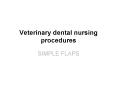 Veterinary dental nursing procedures PowerPoint PPT Presentation