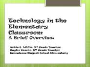 Technology in the Classroom