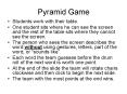 Pyramid Game PowerPoint PPT Presentation