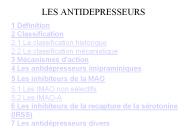 LES ANTIDEPRESSEURS