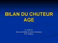 BILAN DU CHUTEUR AGE PowerPoint PPT Presentation
