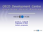 OECD Development Centre Governing Board Meeting