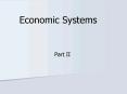 Economic Systems PowerPoint PPT Presentation