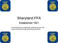 Sharyland FFA PowerPoint PPT Presentation