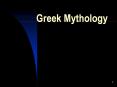 Greek Mythology PowerPoint PPT Presentation