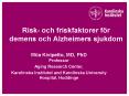 Risk- och friskfaktorer f PowerPoint PPT Presentation
