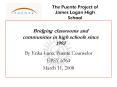 The Puente Project of James Logan High School PowerPoint PPT Presentation