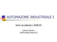 AUTOMAZONE INDUSTRIALE I PowerPoint PPT Presentation