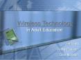 Wireless Technology PowerPoint PPT Presentation