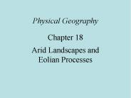 Physical Geography Chapter 18