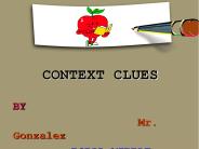 CONTEXT CLUES