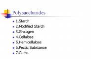 Polysaccharides