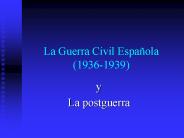 La Guerra Civil Espa