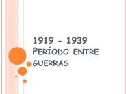 1919 - 1939 Per