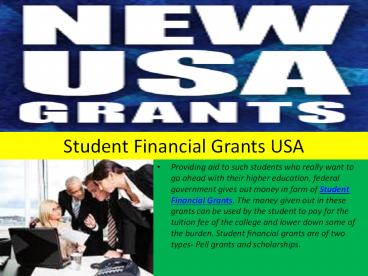 Student Financial Grants USA