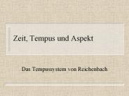 Zeit, Tempus und Aspekt