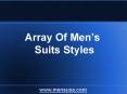 Array Of Mens Suits Styles