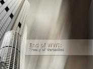 End of WWI:
