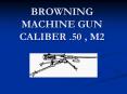 BROWNING MACHINE GUN CALIBER .50 , M2 PowerPoint PPT Presentation