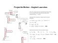 Projectile Motion - Angled Launches PowerPoint PPT Presentation