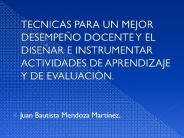 TECNICAS PARA UN MEJOR DESEMPE