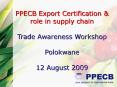 PPECB Export Certification PowerPoint PPT Presentation