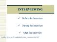 INTERVIEWING PowerPoint PPT Presentation