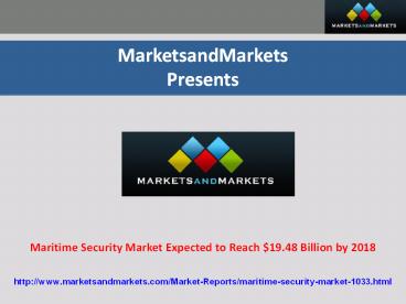 Maritime Security Market