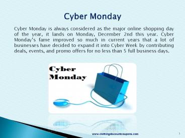 A Latest Update on Cyber Monday deals