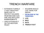 TRENCH WARFARE