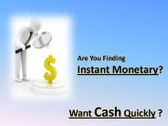 Instant Small Loans- Short Term Payday Loans