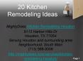 20 Kitchen Remodeling Ideas Houston PowerPoint PPT Presentation