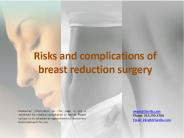 Risks and complications of breast reduction surgery