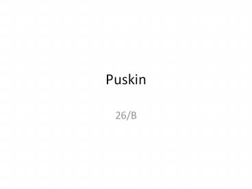 Puskin