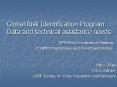 Global Risk Identification Program: Data and technical assistance needs PowerPoint PPT Presentation