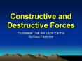 Constructive and Destructive Forces PowerPoint PPT Presentation