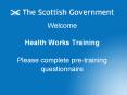 Welcome Health Works Training Please complete pre-training questionnaire PowerPoint PPT Presentation