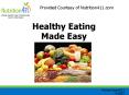 Healthy Eating Made Easy PowerPoint PPT Presentation